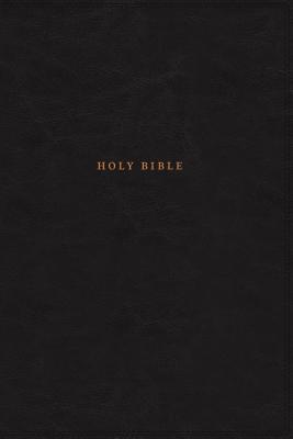 Nkjv, Reference Bible, Classic Verse-By-Verse, Center-Column, Leathersoft, Black, Indexed, Red Letter Edition, Comfort Print - Thomas Nelson