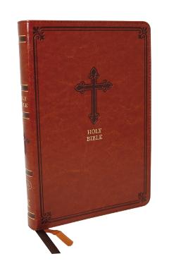 Kjv, Thinline Bible, Leathersoft, Brown, Red Letter Edition, Comfort Print - Thomas Nelson