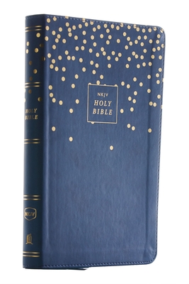 Nkjv, Thinline Bible Youth Edition, Leathersoft, Blue, Red Letter Edition, Comfort Print - Thomas Nelson