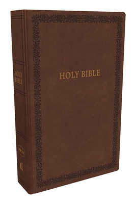 NKJV, Holy Bible, Soft Touch Edition, Imitation Leather, Brown, Comfort Print - Thomas Nelson