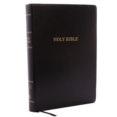 KJV, Reference Bible, Giant Print, Leather-Look, Black, Red Letter Edition - Thomas Nelson
