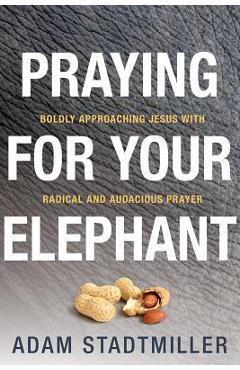 Coperta cărții 'Praying for Your Elephant: Boldly Approaching Jesus with Radical and Audacious Prayer - Adam Stadtmiller'