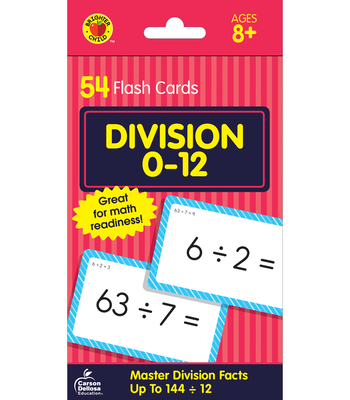 Division 0 to 12 Flash Cards - Brighter Child