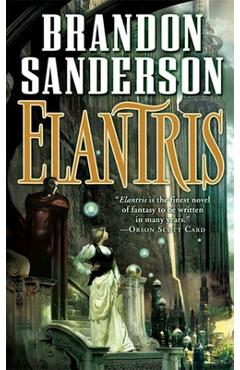 Coperta cărții Elantris - Brandon Sanderson