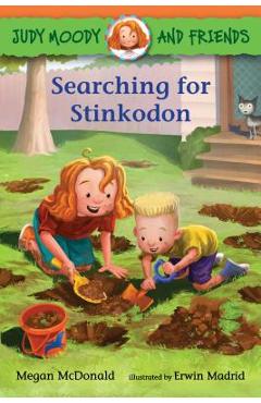 Coperta cărții 'Judy Moody and Friends: Searching for Stinkodon - Megan Mcdonald'