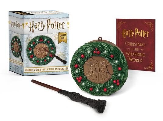 Harry Potter: Hogwarts Christmas Wreath and Wand Set: Lights Up! - Donald Lemke