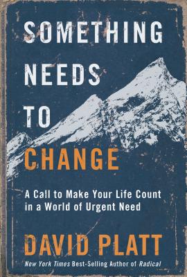 Something Needs to Change: A Call to Make Your Life Count in a World of Urgent Need - David Platt