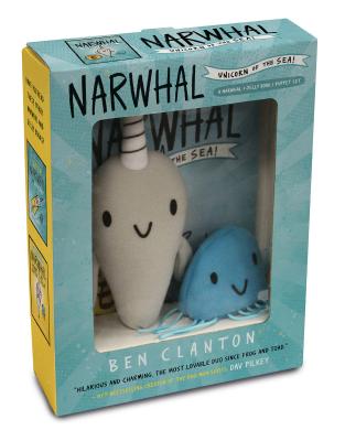 Narwhal and Jelly Book 1 and Puppet Set - Ben Clanton