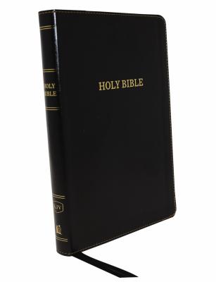 KJV, Thinline Bible, Large Print, Imitation Leather, Black, Red Letter Edition - Thomas Nelson
