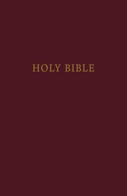 KJV, Pew Bible, Large Print, Hardcover, Burgundy, Red Letter Edition - Thomas Nelson