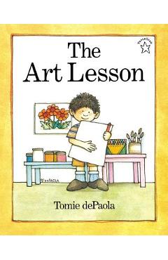 Coperta cărții 'The Art Lesson - Tomie Depaola'