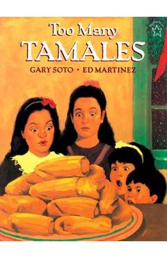 Coperta cărții 'Too Many Tamales - Gary Soto'