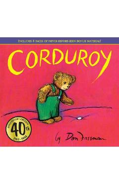 Coperta cărții 'Corduroy 40th Anniversary Edition - Don Freeman'