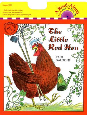 The Little Red Hen Book & CD [With CD] - Paul Galdone