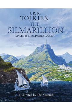Coperta cărții 'The Silmarillion - Ted Nasmith'