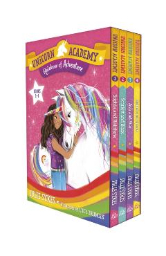 Unicorn Academy: Rainbow of Adventure Boxed Set (Books 1-4) - Julie Sykes
