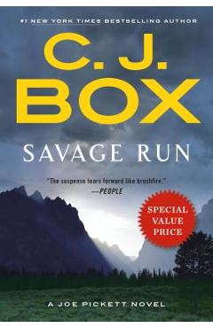 Coperta cărții 'Savage Run - C. J. Box'
