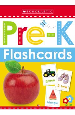 Coperta cărții 'Get Ready for Pre-K Flashcards: Scholastic Early Learners (Flashcards) - Scholastic'
