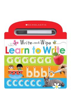 Learn to Write: Scholastic Early Learners (Write and Wipe) - Scholastic