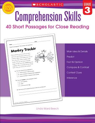 Comprehension Skills: 40 Short Passages for Close Reading: Grade 3 - Linda Beech
