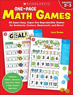 One-Page Math Games - Lory Evans