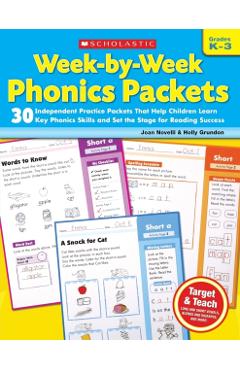 Week-By-Week Phonics Packets: Grades K-3 - Joan Novelli