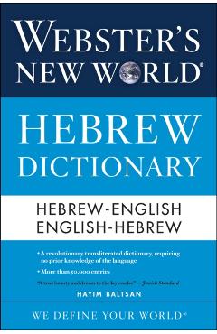 Webster's New World Hebrew Dictionary - Hayim Baltsan