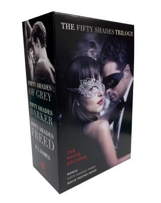 Fifty Shades Trilogy: The Movie Tie-In Editions with Bonus Poster: Fifty Shades of Grey, Fifty Shades Darker, Fifty Shades Freed - E. L. James