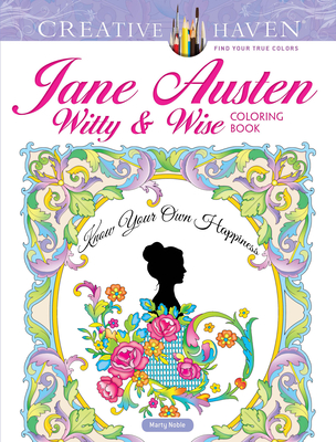 Creative Haven Jane Austen Witty & Wise Coloring Book - Marty Noble