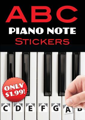 A B C Piano Note Stickers - Dover Publications Inc