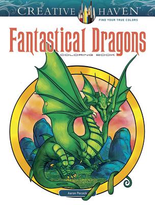 Creative Haven Fantastical Dragons Coloring Book - Aaron Pocock