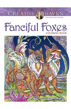 Creative Haven Fanciful Foxes Coloring Book - Marjorie Sarnat