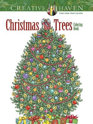 Creative Haven Christmas Trees Coloring Book - Barbara Lanza