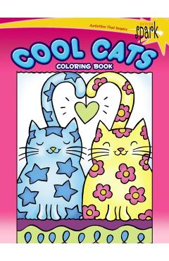 Spark Cool Cats Coloring Book - Noelle Dahlen