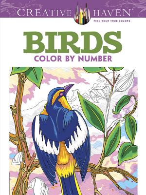Creative Haven Birds Color by Number Coloring Book - George Toufexis