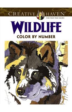 Creative Haven Wildlife Color by Number Coloring Book - Diego Jourdan Pereira