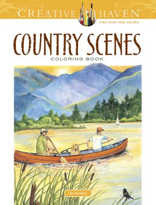Country Scenes Coloring Book - Dot Barlowe