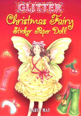 Glitter Christmas Fairy Sticker Paper Doll - Darcy May