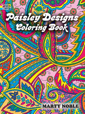 Paisley Designs Coloring Book - Marty Noble