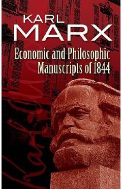 Coperta cărții 'Economic and Philosophic Manuscripts of 1844 - Karl Marx'