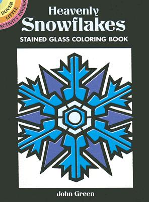 Heavenly Snowflakes Stained Glass Coloring Book - John Green
