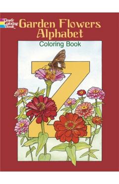 Garden Flowers Alphabet Coloring Book - Ruth Soffer