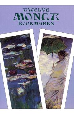 Coperta cărții 'Twelve Monet Bookmarks - Claude Monet'