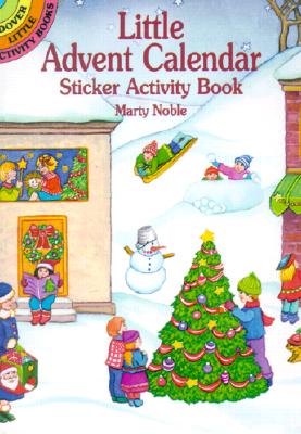 Little Advent Calendar Sticker Activity Book - Marty Noble