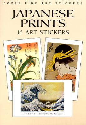 Japanese Prints: 16 Art Stickers - Hokusai Hiroshige And Others