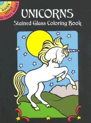Unicorns Stained Glass Coloring Book - Marty Noble