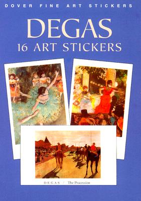 Degas: 16 Art Stickers - Edgar Degas