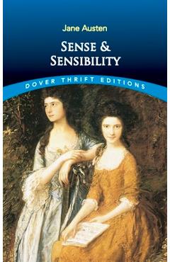 Coperta cărții 'Sense and Sensibility - Jane Austen'