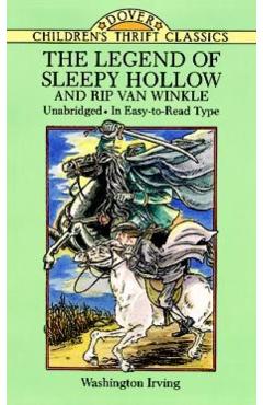 Coperta cărții 'The Legend of Sleepy Hollow and Rip Van Winkle - Washington Irving'