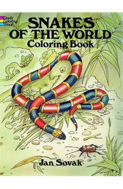 Snakes of the World Coloring Book - Jan Sovak